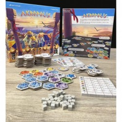 Akropolis | Strategy Game for Teens and Adults | Ages 8+ | 2 to 4 Players | 30 Minutes $49.39 Board Games