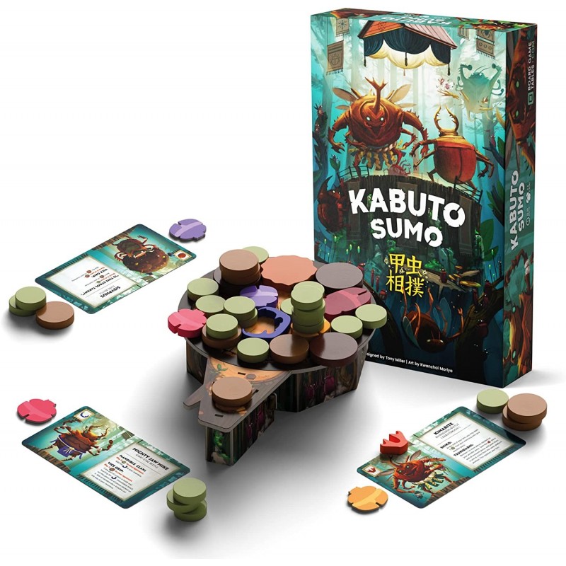 Kabuto Sumo - Board Game - Dexterity Game - 2 to 4 Players - 15-20 Minutes Play Time $92.70 Board Games