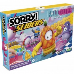 Sorry! Sliders Fall Guys Ultimate Knockout Board Game for Kids Ages 8 and Up Exciting Twist on The Classic Hasbro Family Boar...