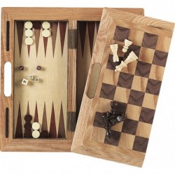 Mainstreet Classics Dutchman 3-in-1 Combo Folding Board Game Set $32.94 Board Games