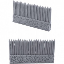 Viking Stockade by Terrain4Print 3D Printed Tabletop RPG Scenery and Wargame Terrain for 28mm Miniatures $52.88 Board Games