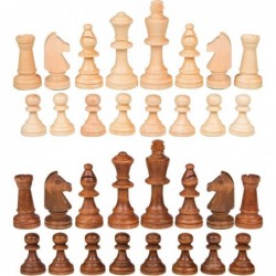 Gugertree Wood Weighted Chess Pieces with 3.5 Inch King Pieces Only No Board $67.56 Board Games