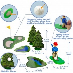 Desktop Sports Chip Shotz Golfer - Includes 1 Golfer 3 Magnetic Golf Balls 1 Flag with Magnetic Hole and 5 Metallic Course Pi...