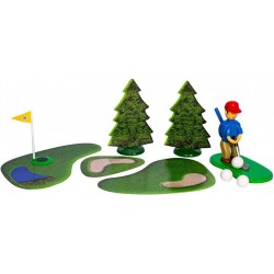 Desktop Sports Chip Shotz Golfer - Includes 1 Golfer 3 Magnetic Golf Balls 1 Flag with Magnetic Hole and 5 Metallic Course Pi...