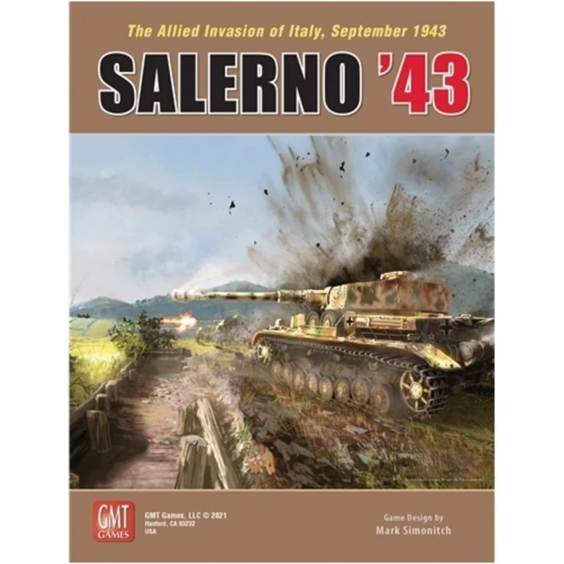 Salerno '43: The Allied Invasion of Italy – Board Game 2+ Players – 120 - 360 Minutes of Gameplay – Games for Game Night – Te...