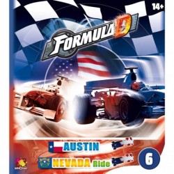 Formula D Board Game Austin - Nevada EXPANSION | Race Car Strategy Game | Fun Auto Racing Game for Adults and Kids | Ages 8+ ...