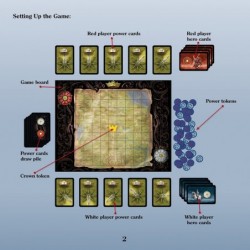 The Rose King Board Game | Classic 2 Player Kosmos Game | Award Winning Designer Dirk Henn $33.47 Board Games