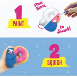 Original DIY Paint Your Own Squishies Kit. Squishy Painting Kit Slow Rise Squishes Paint. Ideal Arts and Crafts Gift and Anxi...