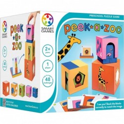 Peek-A-Zoo Learning Game with 48 Challenges for Ages 2+ $33.72 Board Games