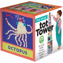 First Words Tot Tower Stacking Blocks $40.57 Board Games