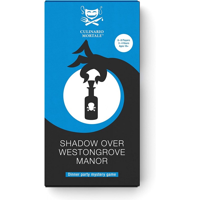 Shadow Over Westongrove Manor – Murder Mystery Dinner Party Game for 6-8 Players $33.66 Board Games