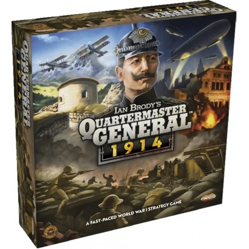 Quartermaster General: 1914 – A Boardgame 2-5 Players – 90+ Mins – Board Games for Family Game Night – for Kids and Adults Ag...