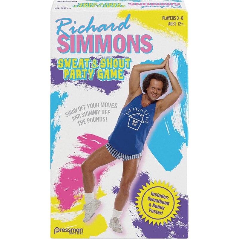 Richard Simmons: Sweat & Shout Party Game - The Show Off Your Moves & Shimmy Off The Pounds Game $33.51 Board Games