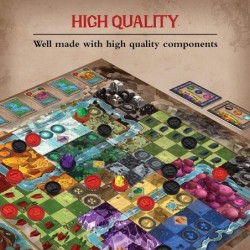 King Me Strategy Board Game Ages 8 & Up - A Fantastical Take On Classic Checkers $33.13 Board Games