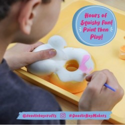 Original DIY Paint Your Own Squishies Kit. Squishy Painting Kit Slow Rise Squishes Paint. Ideal Arts and Crafts Gift and Anxi...