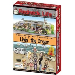 Redneck Life Second Expansion: Livin' the Dream Board Game Bundle with Mr Dice Drawstring Bag $52.58 Board Games