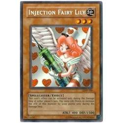 Yu-Gi-Oh! - Injection Fairy Lily (LOD-100) - Legacy of Darkness - Unlimited Edition - Secret Rare $67.89 Board Games