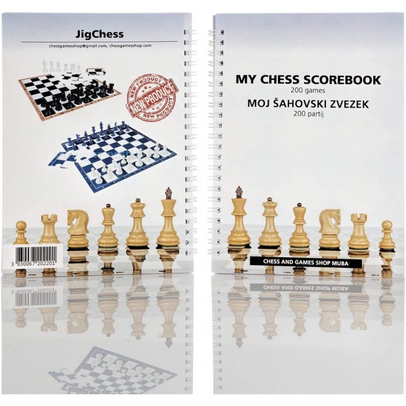 My Chess Scorebook - 200 Games $15.89 Board Games