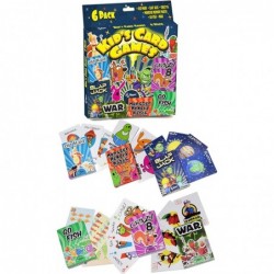 Kids Classic Card Games - Includes Old Maid Go Fish Slapjack Crazy 8's War and Silly Monster Memory Match- for Family Game Ni...