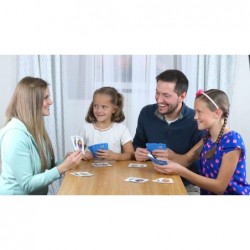 Kids Classic Card Games - Includes Old Maid Go Fish Slapjack Crazy 8's War and Silly Monster Memory Match- for Family Game Ni...