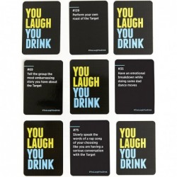 You Laugh You Drink - The Drinking Game for People Who Can't Keep a Straight Face [A Party Game] $25.59 Card Games