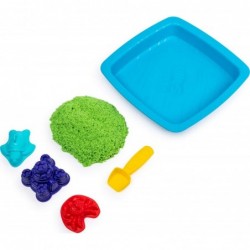 Kinetic Sand Sandbox Set Kids Toy with 1lb All-Natural Green and 3 Molds Sensory Toys for Kids Ages 3 and up $24.10 Kids' Art...