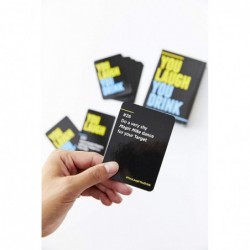 You Laugh You Drink - The Drinking Game for People Who Can't Keep a Straight Face [A Party Game] $25.59 Card Games