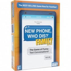 New Phone Who Dis? Family Edition - The Text Message Family Party Game $34.10 Card Games