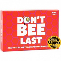 Don’t BEE Last - Fun Family Games - Card Games for Adults Teens & Kids - 15 Min Ages 7+ 2-7 Players $35.19 Card Games