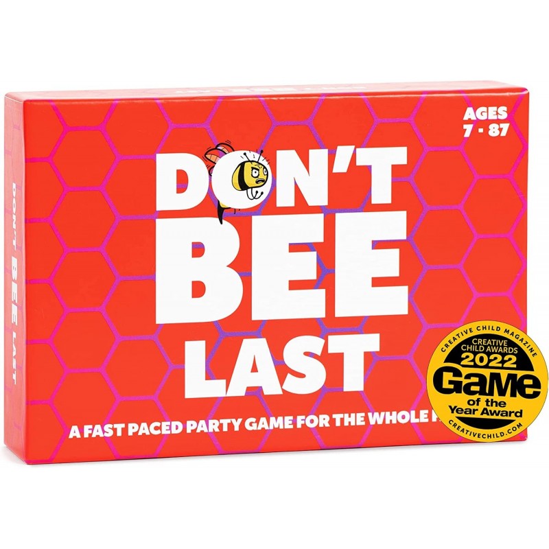 Don’t BEE Last - Fun Family Games - Card Games for Adults Teens & Kids - 15 Min Ages 7+ 2-7 Players $35.19 Card Games