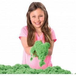 Kinetic Sand Sandbox Set Kids Toy with 1lb All-Natural Green and 3 Molds Sensory Toys for Kids Ages 3 and up $24.10 Kids' Art...