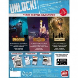 UNLOCK! Exotic Adventures Card Game | Escape Room Games for Adults and Kids | Mystery Games for Family Game Night | Ages 10 a...