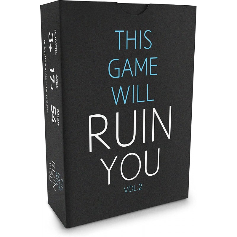 This Game Will Ruin You Vol 2: A Wild Adult Party Game | Higher or Lower with a Twist | A Compact Card Game Perfect for Parti...