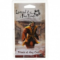 Legend of The Five Rings: The Card Game Peace at Any Cost Dynasty Pack | Strategy Game for Adults and Teens | Ages 14+ | 2 Pl...