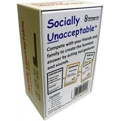 Socially Unacceptable - New Card Game - Interactive and Different !!!! Party Game Game Nights or Anytime! Perfect for Adults ...