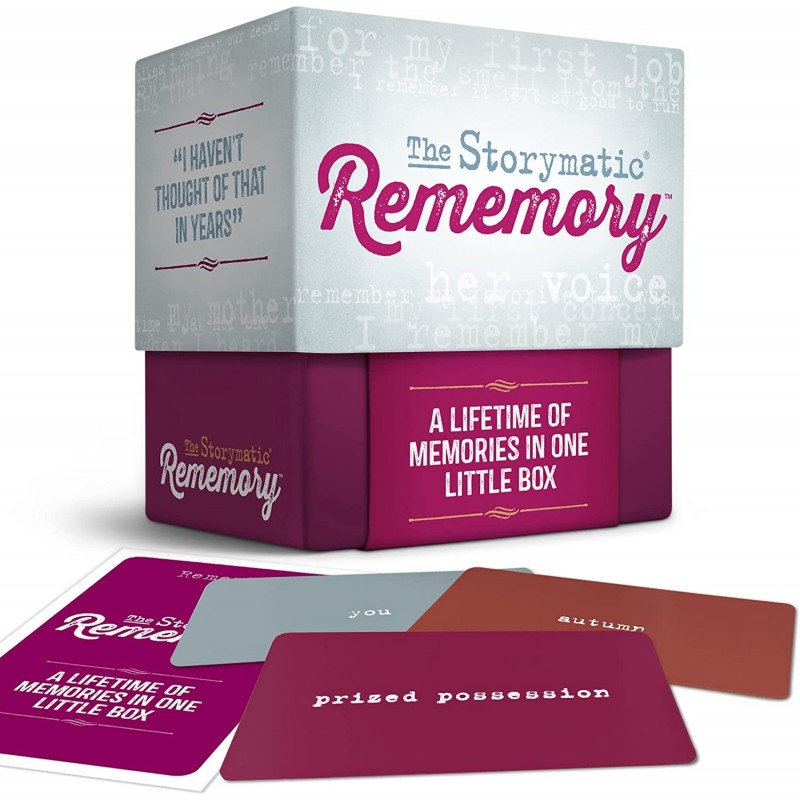 Storymatic Rememory – Writing Prompt and Memory Prompt – Conversation Cards for Family and Friends $43.17 Card Games