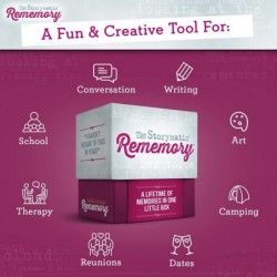 Storymatic Rememory – Writing Prompt and Memory Prompt – Conversation Cards for Family and Friends $43.17 Card Games