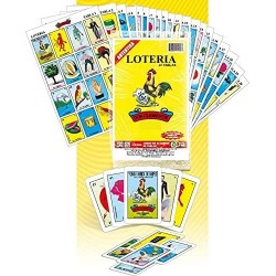 Don Clemente Autentica Loteria Mexican Bingo Set 20 Tablets Colorful and Educational $14.40 Card Games