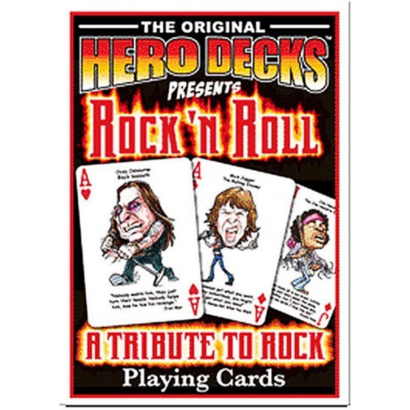 Heros of Rock 'n Roll - Playing Cards $26.18 Card Games