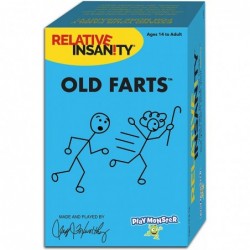 Relative Insanity — Old Farts — Hilarious Party Game Made and Played by Comedian Jeff Foxworthy — Ages 14+ — 4-12 Players $45...