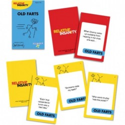 Relative Insanity — Old Farts — Hilarious Party Game Made and Played by Comedian Jeff Foxworthy — Ages 14+ — 4-12 Players $45...