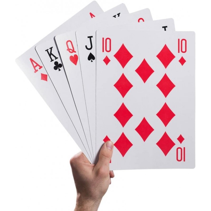 5"X7" Jumbo Playing Cards Giant Deck Poker $18.29 Card Games