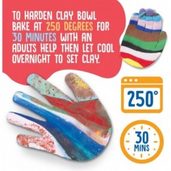 Clay Handprint Bowls Craft Kit - Arts and Crafts for Girls and Boys $26.97 Kids' Art Clay & Dough