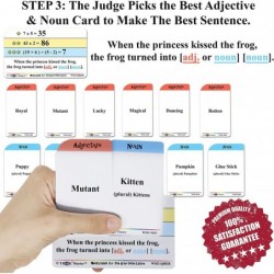 Wacky Cards 3rd - 5th Grade. Math Card Game for Families & Classroom. Make Hilarious Sentences While Practicing Math Includin...