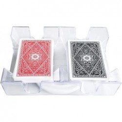 2 Deck Rotating-Revolving Playing Card Tray Card Holder $17.40 Card Games