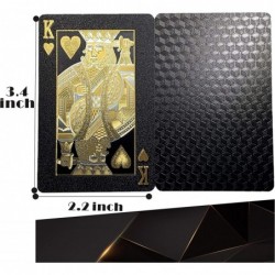 Waterproof 3 Deck Cards Black Silver Gold Playing Cards Multicolor Three Dimensional Square 24K Poker $33.22 Card Games