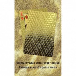 Waterproof 3 Deck Cards Black Silver Gold Playing Cards Multicolor Three Dimensional Square 24K Poker $33.22 Card Games