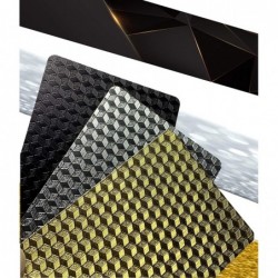 Waterproof 3 Deck Cards Black Silver Gold Playing Cards Multicolor Three Dimensional Square 24K Poker $33.22 Card Games