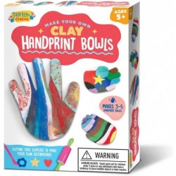 Clay Handprint Bowls Craft Kit - Arts and Crafts for Girls and Boys $26.97 Kids' Art Clay & Dough