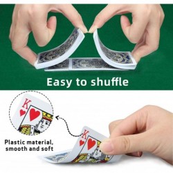 Waterproof Plastic Playing Cards 2 Decks of Cards for Magic Props Pool Beach Water Card Games (Standard Index-C) $20.22 Card ...